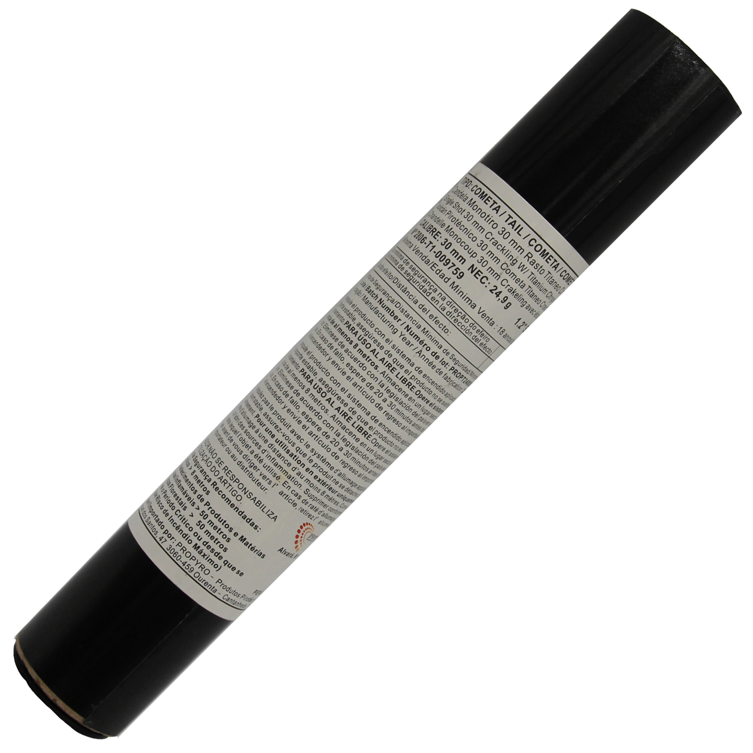 4MT329.png 4MT329 - CANDELA 30MM Rasto Titanio c/ Cracker - Image 1