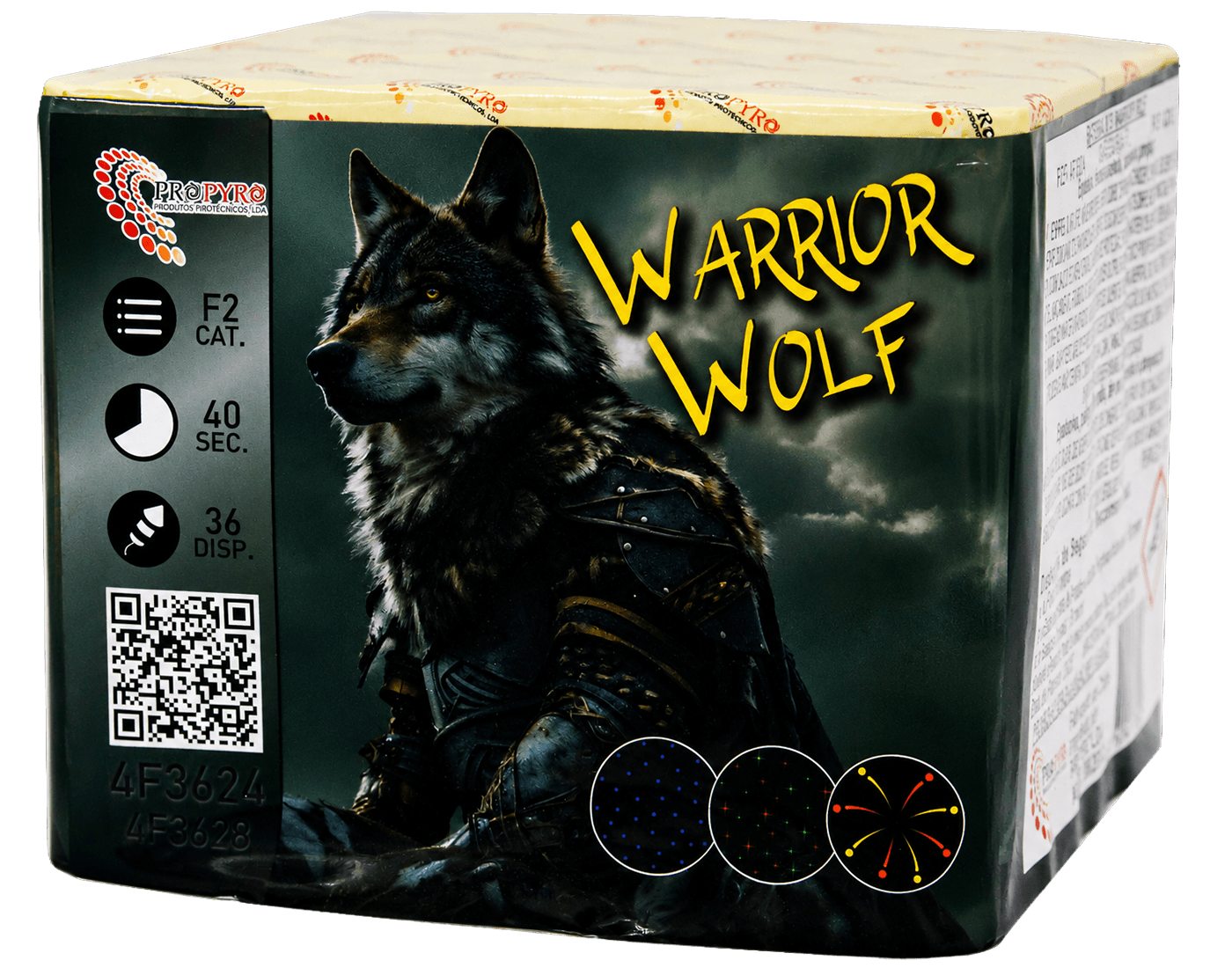 4F3628 4F3628 - Bateria 36's WARRIOR WOLF - Image 1