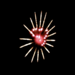 Balona 100 mm - Red Pistil Brocade Crown Ring