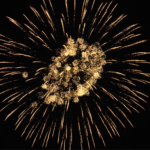 Balona 150 mm - Brocade Crown To Flower Crackling with Crackling Pistil